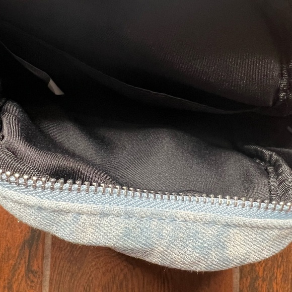 Urban Outfitters Floral Denim Crossbody Sling Bag Purse - Picture 4 of 5